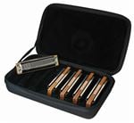 Hohner MBC Marine Band Harmonica 5 Pack with Case